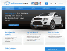 Tablet Screenshot of poliprentacar.com